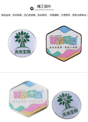 3x3cm Epoxy Paint Badges