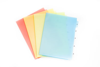 Premium 5 Compartment L-Folder Files and Folders One Dollar Only