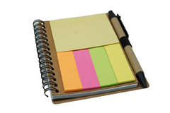 A5 wire-o Notebook with Post It One Dollar Only
