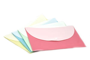Pastel Button Folder (Pack of 12pcs Assorted)