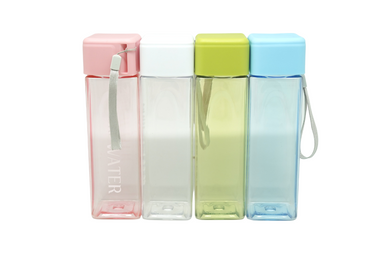 Plastic Square Water Bottle Drinkware One Dollar Only