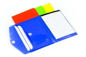 A5 notepad with 2-compartment sleeve