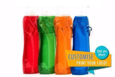 Customized BPA Free Collapsible Water Bottle