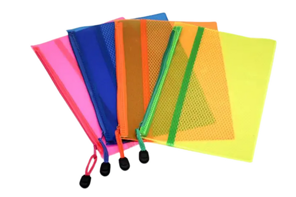 Neon Netting PVC Pouch