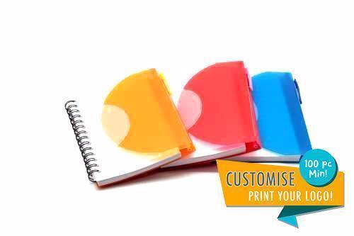 Plastic Cover Ring A5 Notebook with Pen