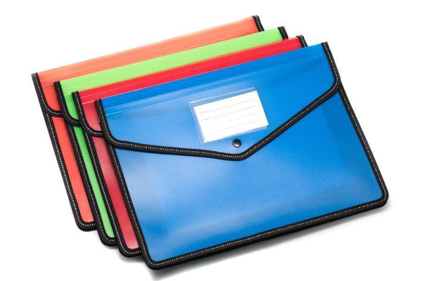 Premium A4 Folder with Expandable Sides