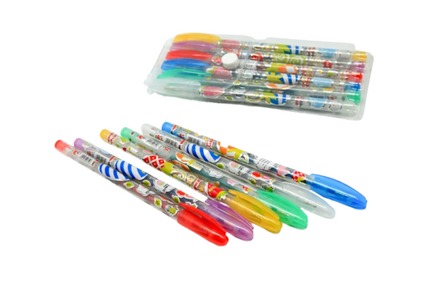 6-Colour Glitter Pen Set