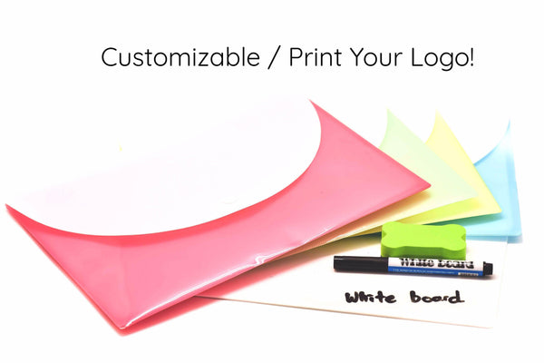 Whiteboard + Folder + Duster + Marker Set (Assorted)